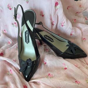 Tom Ford Black Patent Leather Heels
